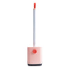 Long Handle Soft Hair Toilet Brush with Full Hole Base