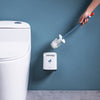 Long Handle Soft Hair Toilet Brush with Full Hole Base
