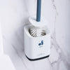 Long Handle Soft Hair Toilet Brush with Full Hole Base