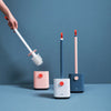 Long Handle Soft Hair Toilet Brush with Full Hole Base