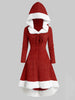 Hooded Long Sleeve Dress