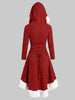 Hooded Long Sleeve Dress