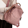 Contrast Trim Dual Buckle Casual Backpack