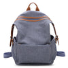 Contrast Trim Dual Buckle Casual Backpack