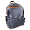 Contrast Trim Dual Buckle Casual Backpack