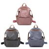 Contrast Trim Dual Buckle Casual Backpack