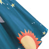 Planet Sun Moon Print Dress