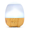 Wood Grain Night Light Humidifier with Water Tank DC Socket