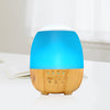 Wood Grain Night Light Humidifier with Water Tank DC Socket