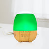 Wood Grain Night Light Humidifier with Water Tank DC Socket