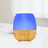 Wood Grain Night Light Humidifier with Water Tank DC Socket