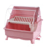Two Layers Dish Rack Large Capacity Plastic Bowl Drainer