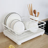 Kitchen Drain Rack Bowl Plate Dish Storage Shelf Metal PP Material
