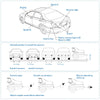 ZEEPIN  068 - B05 Car Parking Radar System 4 Ultrasonic Sensors LED Display Distance Detection 3-color / Sound Warning