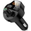 T66 Multifunctional Car Bluetooth 5.0 Dual USB Ports Charger MP3 Player Hand Free FM Transmitter