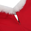 V-neck Christmas Print Vintage Dress for Women
