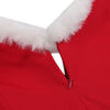 V-neck Christmas Print Vintage Dress for Women