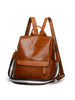 Leather Casual Multifunctional Backpack