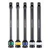 TK2214 6 in 1 Torque Limiting Extension Bar Set 65 - 140 feet/lb 8-inch Length Color-coded Design