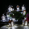 House Shaped USB LED String Light Room Decoration Lamp for Christmas New Year Wedding Party