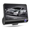 3 Lens WDR Dash Camera 4 inch Display HD 1080P Car DVR