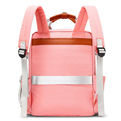 1912# Diaper Bag Large Capacity Backpack Multiple Pockets Water-resistant Fabric for Mom Baby Daddy