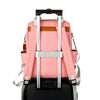 1912# Diaper Bag Large Capacity Backpack Multiple Pockets Water-resistant Fabric for Mom Baby Daddy