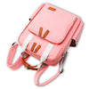 1912# Diaper Bag Large Capacity Backpack Multiple Pockets Water-resistant Fabric for Mom Baby Daddy
