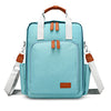 1912# Diaper Bag Large Capacity Backpack Multiple Pockets Water-resistant Fabric for Mom Baby Daddy