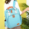 1912# Diaper Bag Large Capacity Backpack Multiple Pockets Water-resistant Fabric for Mom Baby Daddy