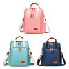 1912# Diaper Bag Large Capacity Backpack Multiple Pockets Water-resistant Fabric for Mom Baby Daddy