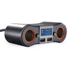 Car Charger 2 USB Output Cigarette Lighter