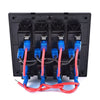 Socket Rocker Switch Panel for Car Boat Yacht PN-AP4