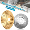 Angle Grinder Shaping Disc Wood Carving Sanding Tool Cambered Surface Grinding Wheel