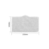 4pcs Mop Pads for Deerma DEM - ZQ610 / ZQ600 Steam Cleaner