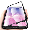 Magnetically Absorbing Metal Tempered Glass Flip Case for Samsung S10 Plus