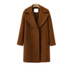 Long Autumn and Winter'S Wool Coat