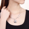 Silver Heart Pendant Necklace