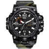 SMAEL 1545 Multi-function Camouflage Waterproof LED Watch Outdoor Sport