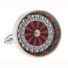 Alloy Film Printing Process Gambling Roulette Pattern Men'S Cufflinks