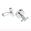 Alloy Film Printing Process Gambling Roulette Pattern Men'S Cufflinks