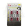 4pcs Universal Portable Aluminium Alloy Car Tire Valve Cap