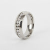 Stainless Steel Gold Plated Women'S Wedding Band Engagement CZ Ring