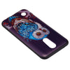 3D Embossed Color Pattern TPU Soft Back Case for LG K10 2017 (Europe and America Edition)