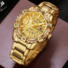 Men Fashion Waterproof Quartz Military Stainless Steel Sports Watches