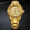 Men Fashion Waterproof Quartz Military Stainless Steel Sports Watches