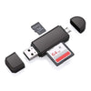 Universal Micro USB Multifunction Card Reader 2 in 1 USB 2.0 Connectors SD TF