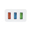Minismile 5V3A Fast Charge 3 USB Port Home USB Power Travel Charger Wall Adapter