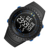 SMAEL 1237 Fashion Multi-function Silicone Band Sport LED Watch