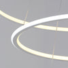 Brightness Modern Simplicity LED Pendant Light Three Rings External White light Inside Warm White
